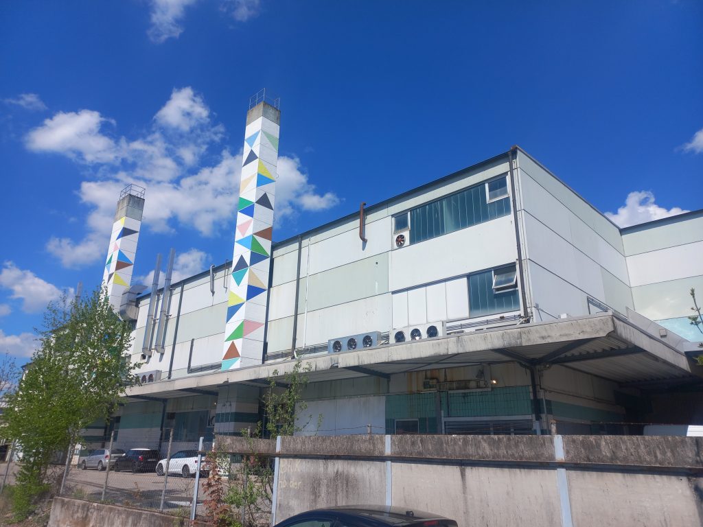 Industrielle Brachfläche